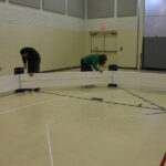 Assembling Octopit USA gaga ball pit for gaga games