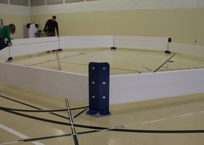 Indoor assembly of Octopit USA gaga pit