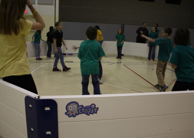 Octoball indoors in Octopit USA gaga pit