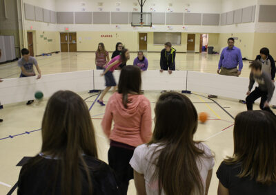 Gaga ball in action with Octopit USA