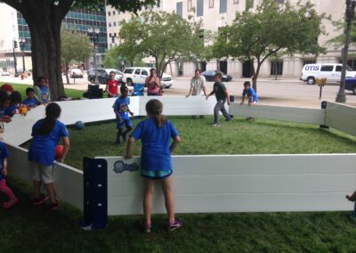 Children playing Gaga Ball in Octopit